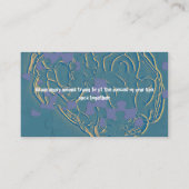 頭脳のパズル 名刺 (裏面)