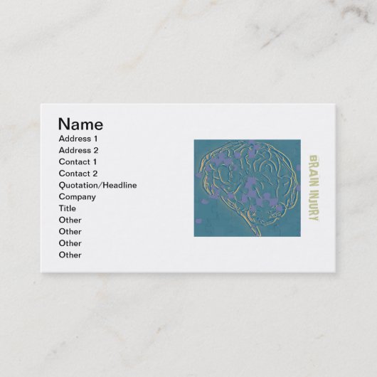 頭脳のパズル 名刺 (正面)