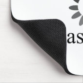 頭脳のローディングの円 マウスパッド (コーナー)