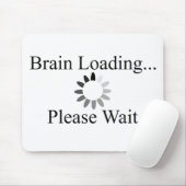 頭脳のローディングの円 マウスパッド (マウス)