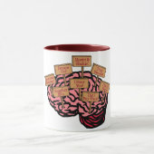 頭脳の地図 マグカップ (中央)