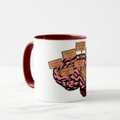 頭脳の地図 マグカップ (正面左)