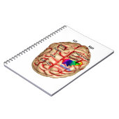 頭脳の左右の側面 ノートブック (左側)