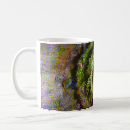頭脳の星雲のバイオレット コーヒーマグカップ (左)