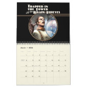 頭脳の盗人のカレンダーのタワーで引っ掛けられる カレンダー (3月 2026)