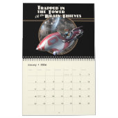 頭脳の盗人のカレンダーのタワーで引っ掛けられる カレンダー (1月 2026)