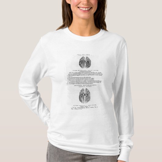 頭脳の脈管系 Tシャツ (正面)