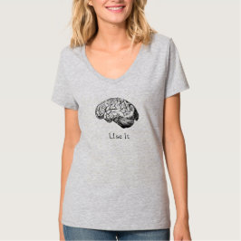 頭脳の解剖学-それを使用して下さい Tシャツ