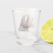 頭脳の解剖学 ショットグラス (裏面)