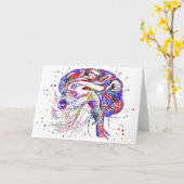 頭脳の頭蓋神経、頭脳の頭蓋神経 カード (黄色い花)