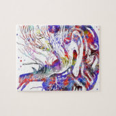 頭脳の頭蓋神経、頭脳の頭蓋神経 ジグソーパズル (横)