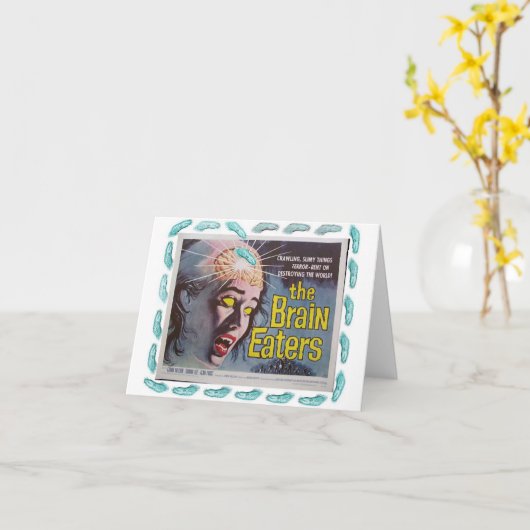 頭脳の食べる人 カード (黄色い花)