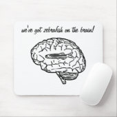頭脳のmousepadのZebrafish マウスパッド (マウス)