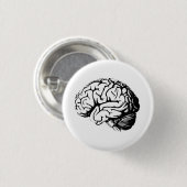 頭脳は熱いです 缶バッジ (正面&裏面)