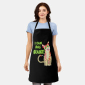 頭脳ゾンビ猫用シャツが手に入る エプロン (着用した状態)