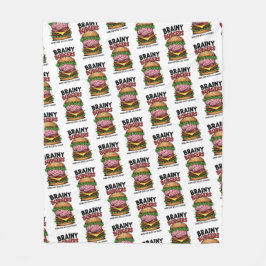 頭脳バーガーのフリースブランケット フリースブランケット