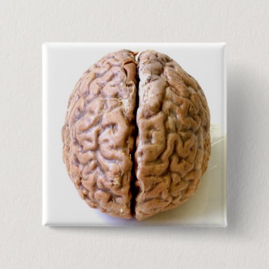頭脳ボタン 缶バッジ (正面)