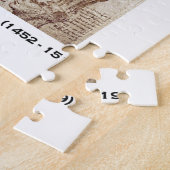 頭脳生理学(c. 1508年)の勉強Da Vinci ジグソーパズル (側面)