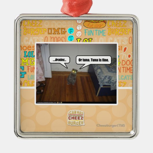 頭脳 メタルオーナメント (正面)