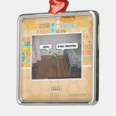 頭脳 メタルオーナメント (左)