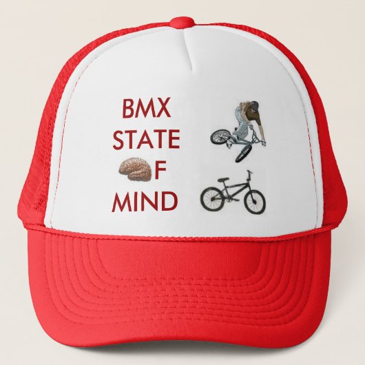 頭脳、bmxer、bmxのバイク、BMXSTATEofmind キャップ (正面)