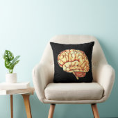 頭脳color/B&Wの装飾用クッション クッション (椅子)