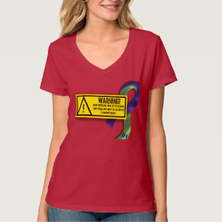 頭蓋内高血圧：保守警告の Tシャツ