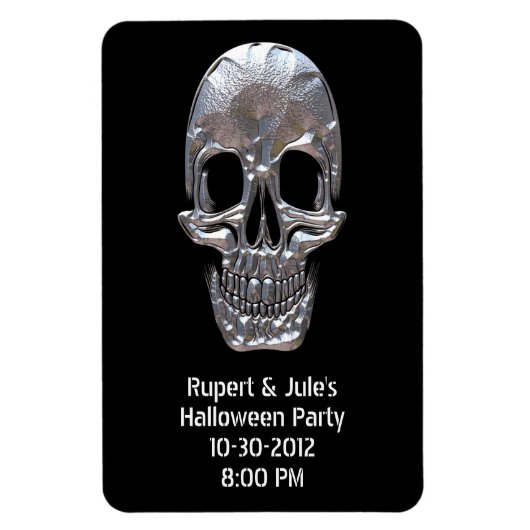 頭蓋音幽霊スカル マグネット (縦)