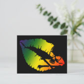 頭蓋骨と唇 ポストカード (スタンド正面)