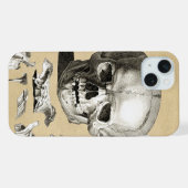 頭蓋骨と骨の解剖学 iPhoneケース (裏面横)