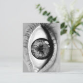 頭蓋骨の目 二重視 ポストカード (スタンド正面)