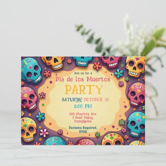 💀 頭蓋骨フィエスタ 招待状 (スタンド正面)