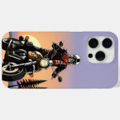 💀 頭蓋骨マスクのダークライダーが高速の街中を疾走 Case-Mate iPhoneケース (裏面 (横))
