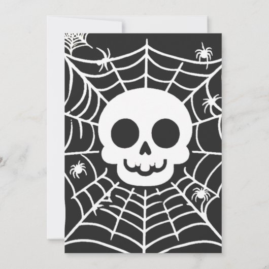 頭蓋骨 招待状 (裏面)