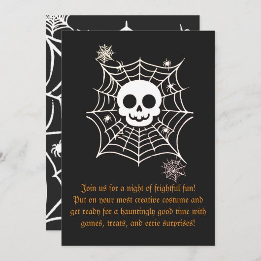 頭蓋骨 招待状 (正面/裏面)