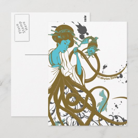 頭足寿司 ポストカード (正面/裏面)