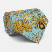 頭足類タコイカ海自然 ネクタイ (ロール)