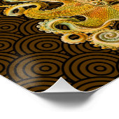 頭足類タコイカ海自然 ポスター (コーナー)