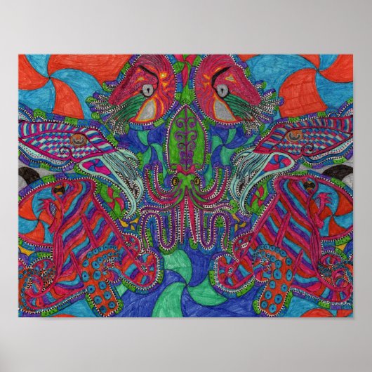 頭足類 ポスター (正面)