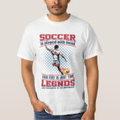頭遊がサッカーだ Tシャツ (正面)