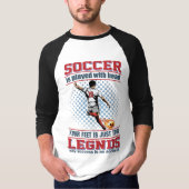 頭遊がサッカーだ Tシャツ (正面)