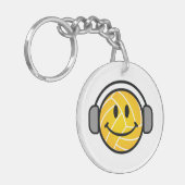 頭部が付いている水球の球はキーホルダーに電話をかけます キーホルダー (正面左)