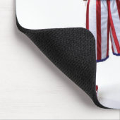 頭部のスクーターの球の回転 マウスパッド (コーナー)