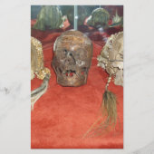 頭部のブードゥーの縮められた表示 便箋 (正面)