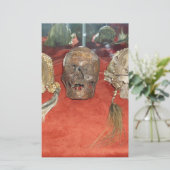 頭部のブードゥーの縮められた表示 便箋 (スタンド正面)