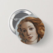 頭部の上の金星の終わりの誕生 缶バッジ (正面&裏面)