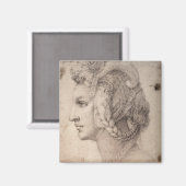 頭部の勉強 マグネット (正面/裏面)