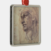 頭部の勉強 メタルオーナメント (右)