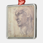 頭部の勉強 メタルオーナメント (左)