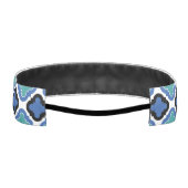 頭部の帯の青のパターン アスレチックヘッドバンド (裏面)